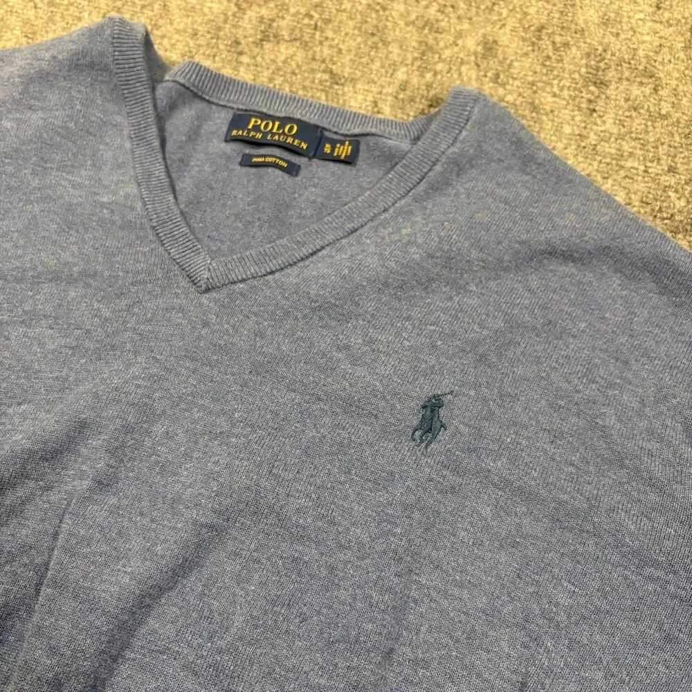 polo ralph lauren prima cotton v neck sweater